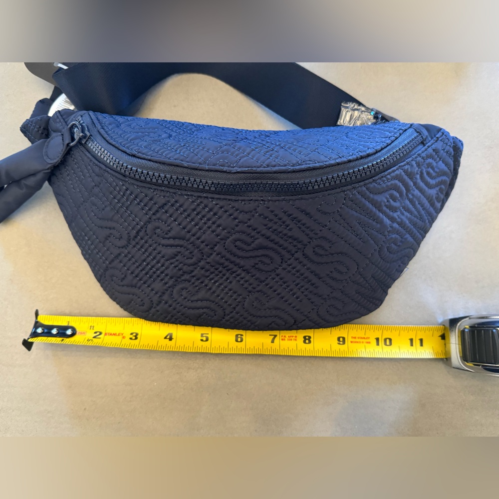 NWT Steve Madden Blue Nylon‎ Sling/Fanny Pack Waist Belt Bag